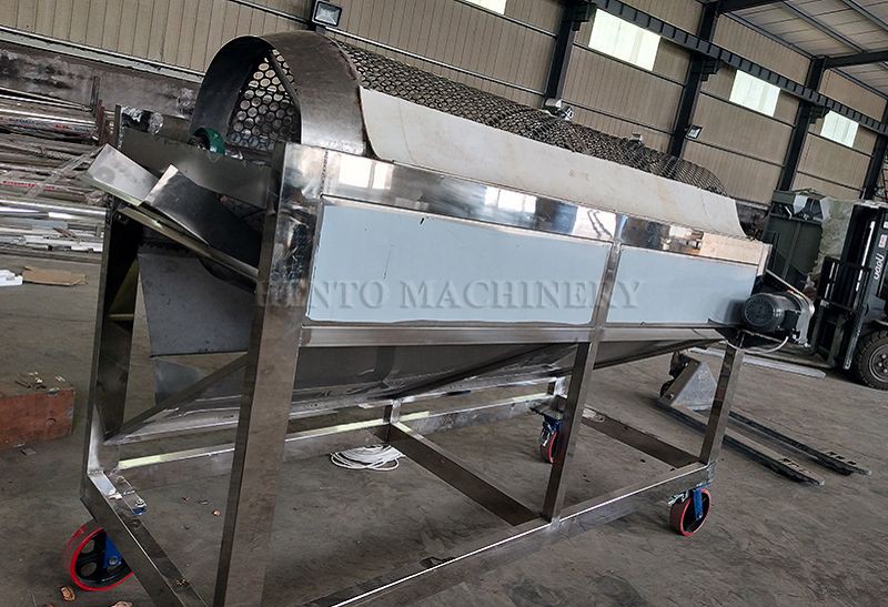 Cocoa Beans Husk Shell Removing Machine001