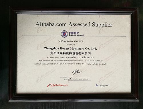 Alibabacom Assessed Supplier-HONEST001