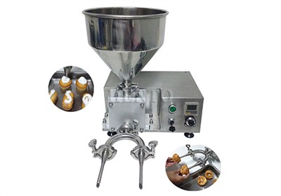 How to fill the cake with cream?