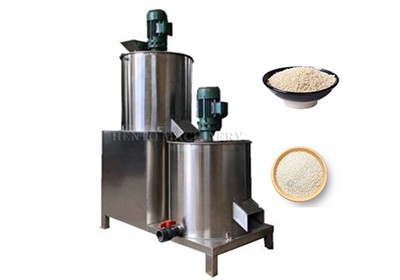 The sesame peeling machine is very popular in international the market