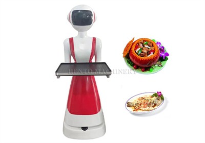 How does a restaurant robot work?