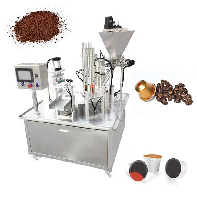 nespresso coffee capsules filling sealing machine