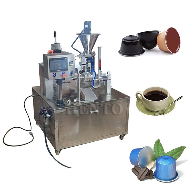 k-cup coffee capsule filling and sealing machine