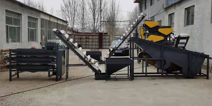 Almond Sheller and Separator Line Almond Sheller and Separator Line