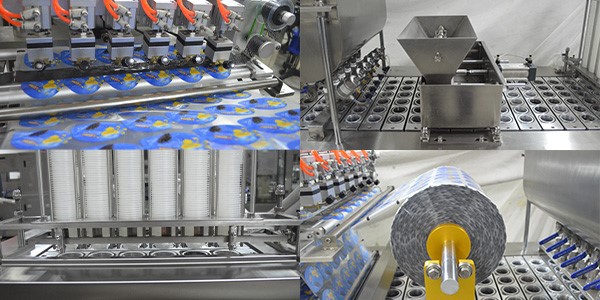 Yogurt Cup Sealing Machine Yogurt Cup Sealing Machine