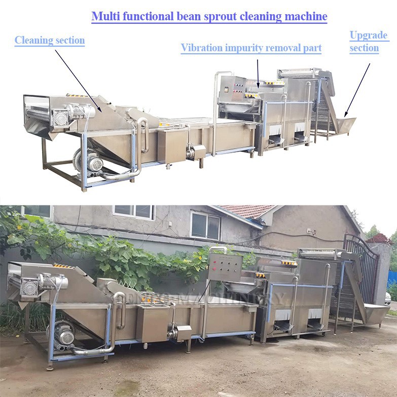 bean sprout cleaning machine bean sprout cleaning machine