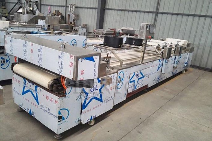 Peanut Brittle Forming Cutter Machine