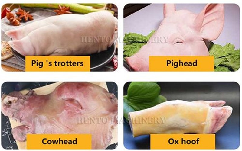 sheep feet dehairing machine