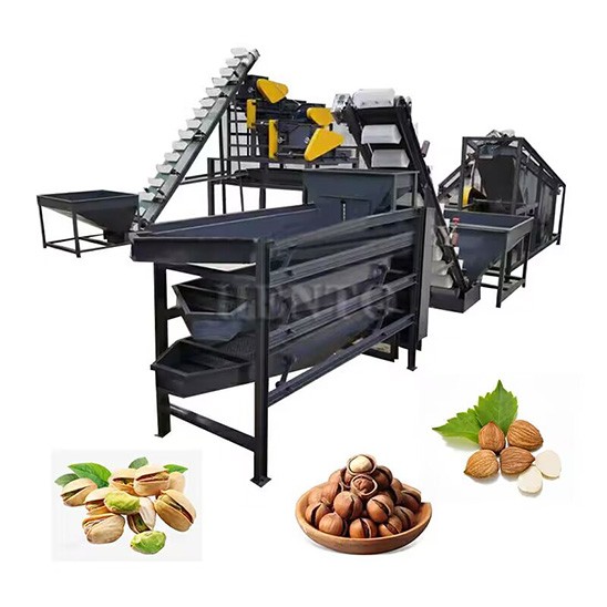 Almond Shell Removing Line