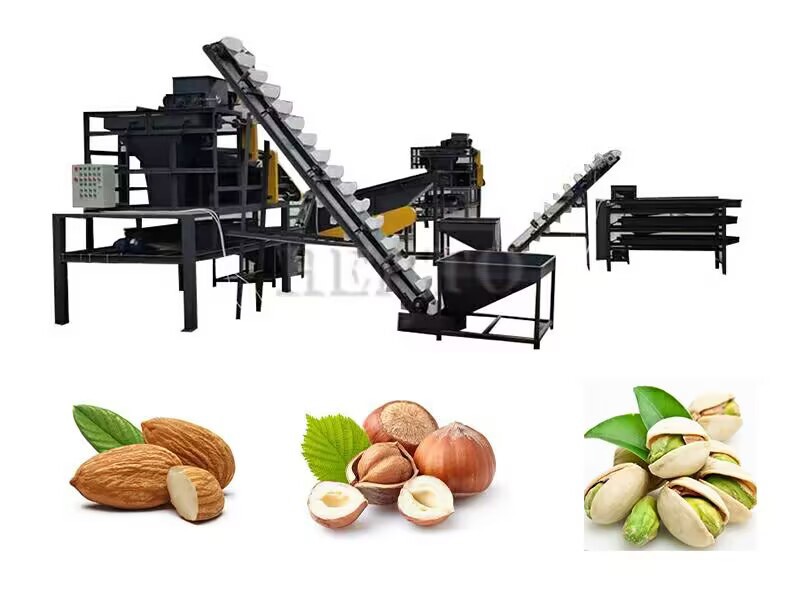Almond Sheller Processing Line