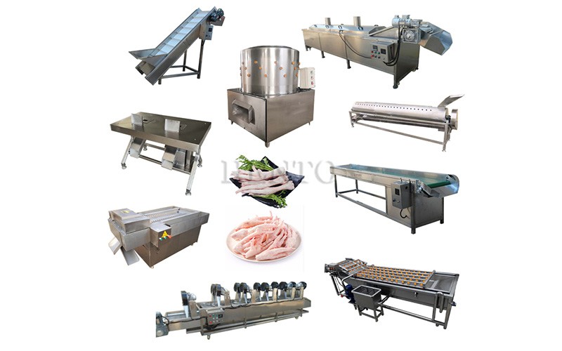 chicken feet processing machine chicken feet processing machine