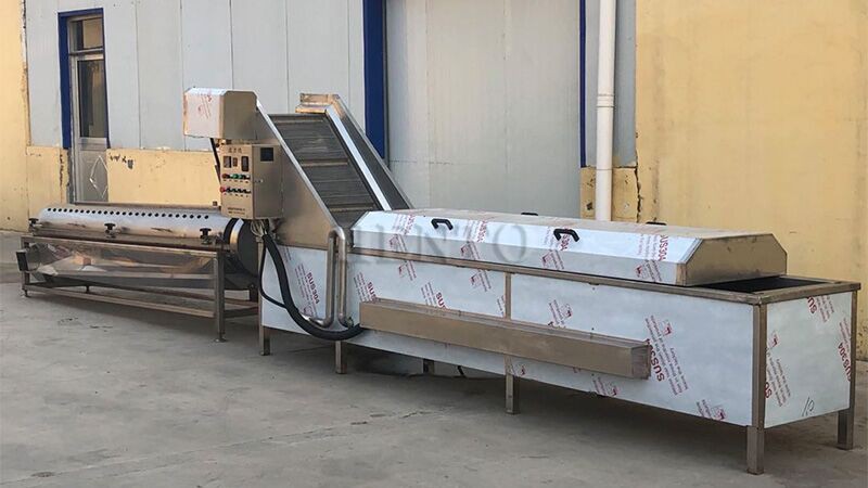 Automatic Chicken Feet Blanching Peeling Line Automatic Chicken Feet Blanching Peeling Line