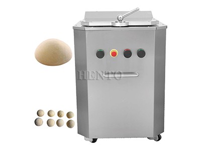 Hydraulic dough slicer