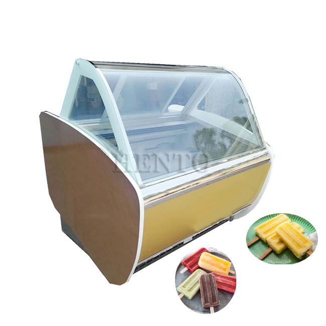 Popsicle Refrigerator Display Cabinet