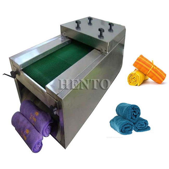 towel rolling machine